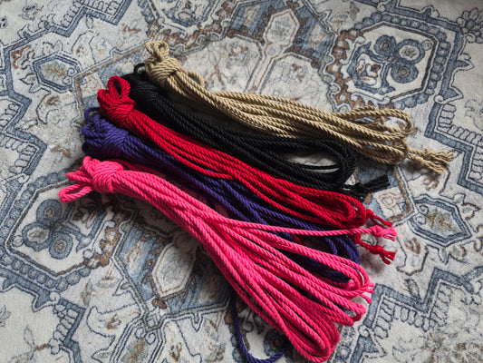 Langman POSH Spun Polyester Hemplike Rope for Shibari Bondage
