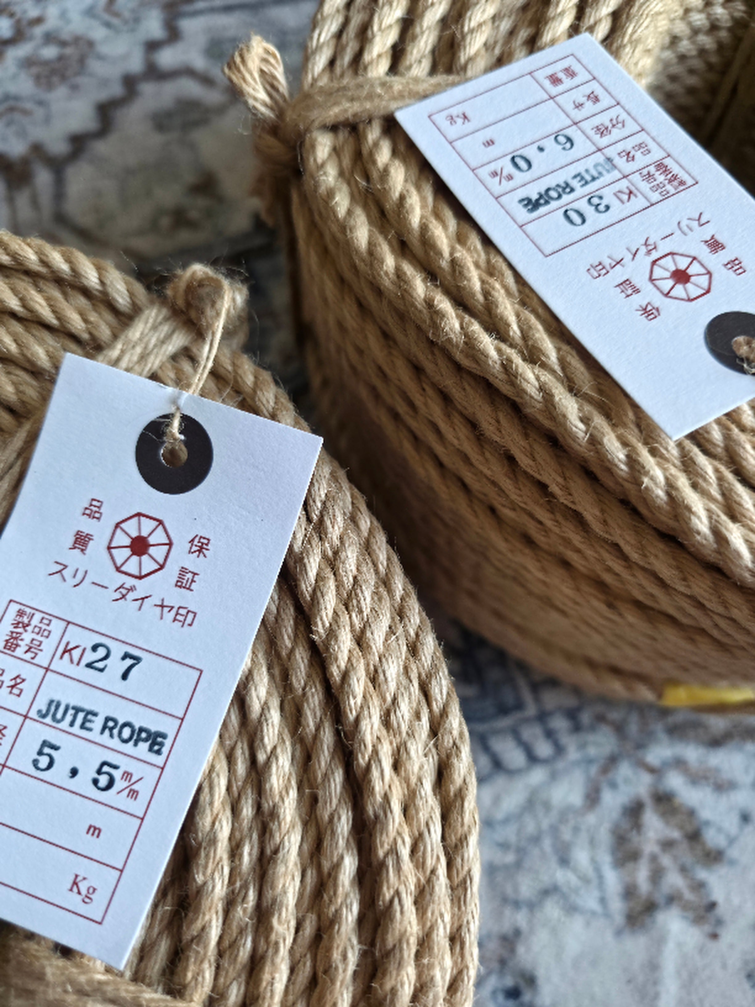 KOUMANAWA SHINZEN JBO free Jute Spool for Shibari Kinbaku Rope Bondage