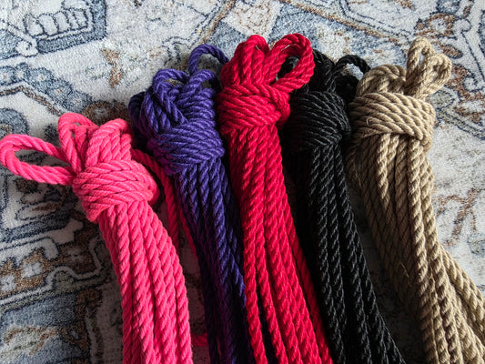 Langman POSH Spun Polyester Hemplike Rope for Shibari Bondage