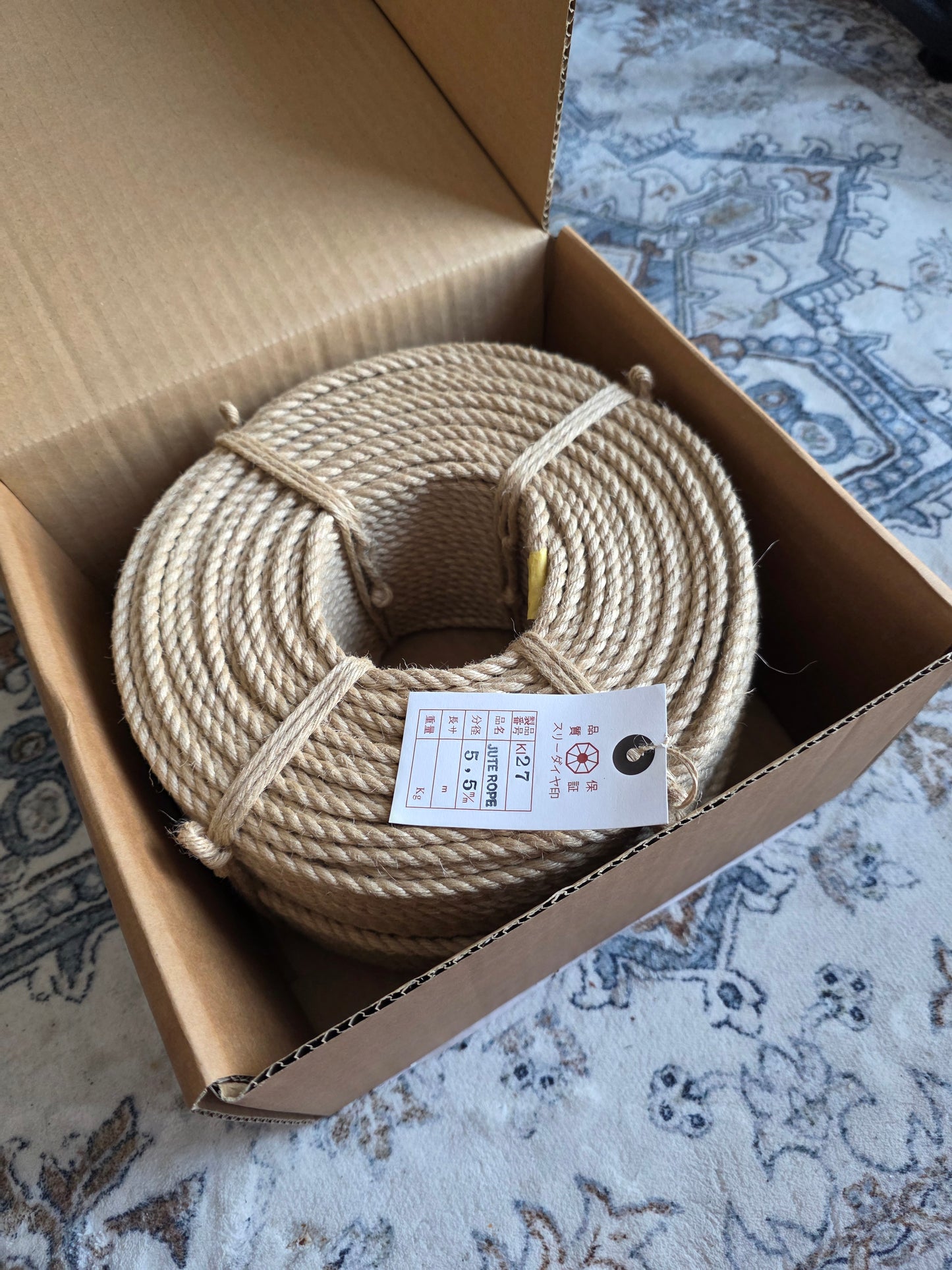 KOUMANAWA SHINZEN JBO free Jute Spool for Shibari Kinbaku Rope Bondage